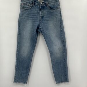 Levi's Wedgie Straight Jeans Women's 31x27 Button‎ Fly Premium Stretch